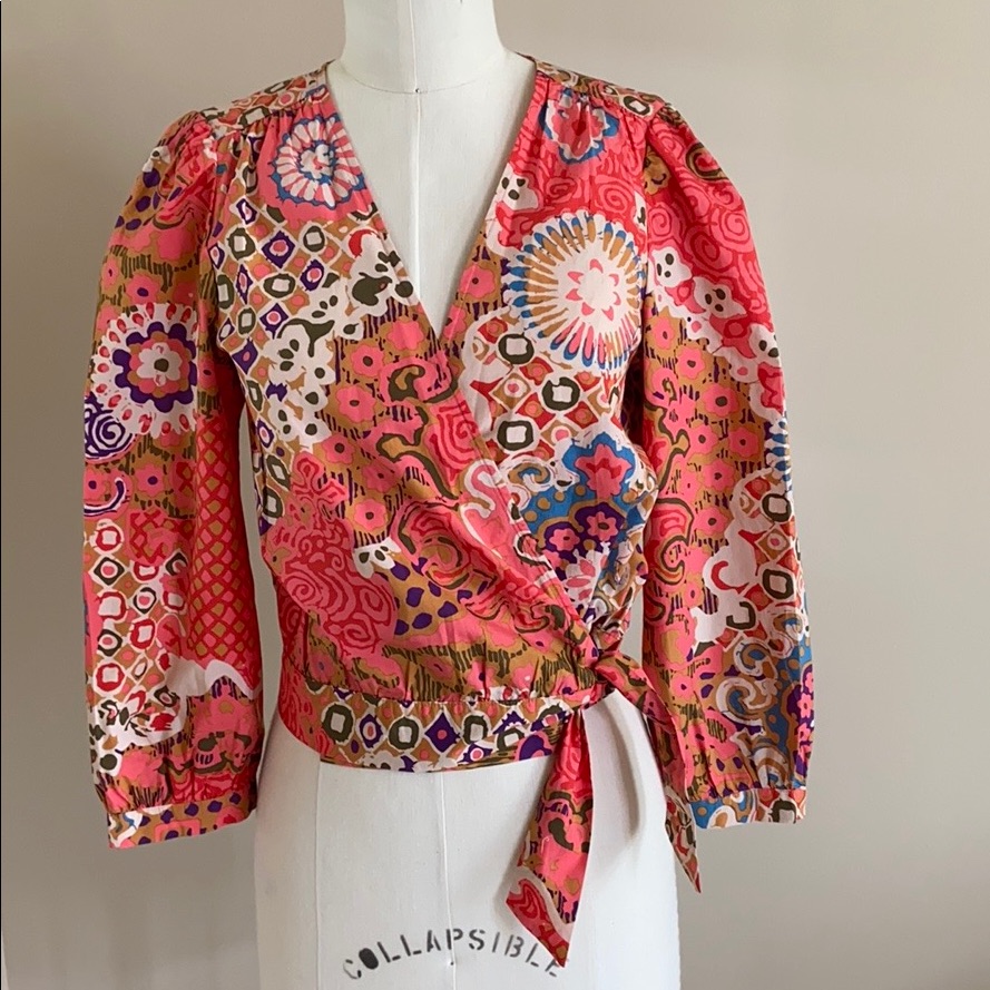 J. Crew Wrap Over Top